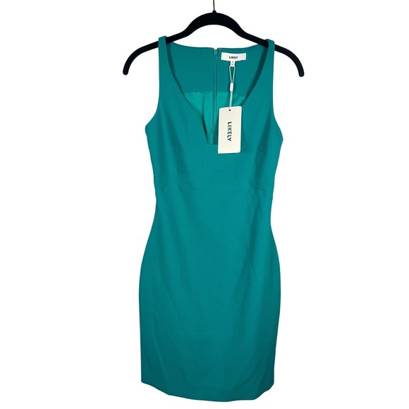NWT Likely Decosta Dress, Turquoise, Size 0 - Picture 1 of 10